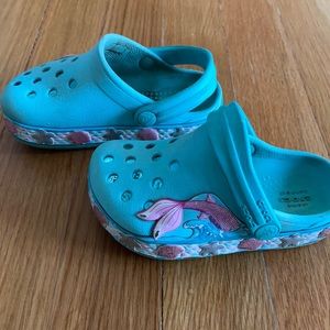 Mermaid crocs